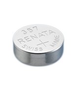 Renata 357 SR44W Batteries - 1.55V Silver Oxide 357 Watch Battery (10 Co... - $19.13 CAD