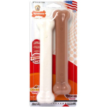 Nylabone Power Chew Bacon &amp; Chicken Durable Dog Chew Toy Pack Bacon &amp; Chicken 1e - £18.88 GBP