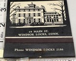 Giant Feature Matchbook  Ashmere Inn &amp; Windsor Locks, Conn.  gmg  Unstruck - $24.75