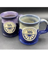 LOT 2 Deneen Pottery Wilson Ranches Retreat B&amp;B Fossil Oregon Blue &amp; Pur... - €23,09 EUR