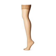 Dim Women&#39;s UP VOILE BAS 15 DEN Hold-up Stockings, Beige (Ambre), Medium... - $22.00