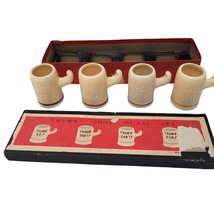 Thumb Shot Glasses Set of 4 Made in Japan Thumb Do Dont Cant Fun 2 oz Vintage - £20.35 GBP