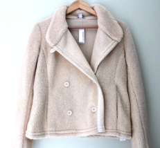 NWT Standard James Perse Faux Shearling Natural White Cozy Jacket Coat 3 L $475 - £173.27 GBP