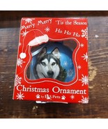 E &amp; S Pets Siberian Husky Ceramic Christmas Ornament Dog  - $15.99