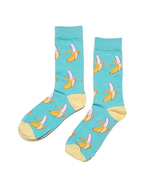 Banana Pattern Cozy Socks - £11.87 GBP