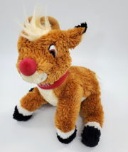 Prestige Vintage Rudolph Plush Red-Nosed Reindeer 10&quot; Plush Christmas To... - $14.99