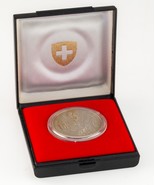 1982 Switzerland Commemorative 5 Franc Gotthard Railway Coin w/ Case - $808.44 MXN