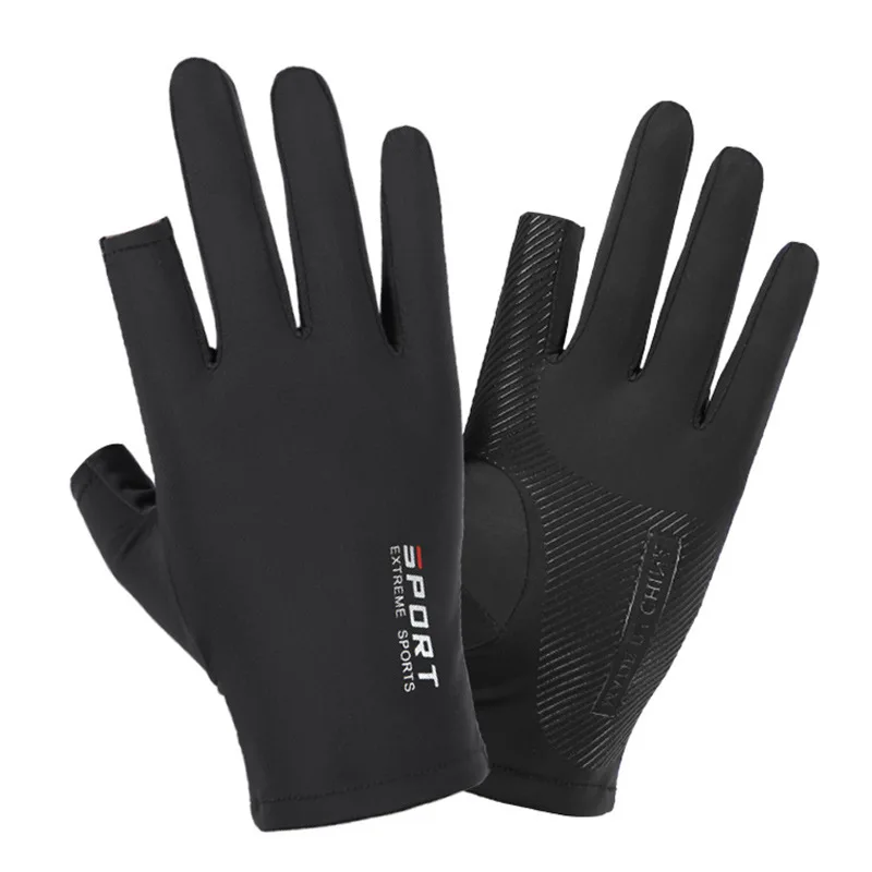 Ice Silk Half-finger Cycling Gloves for Men and Women Outdoor  Fitness Driving F - £77.56 GBP