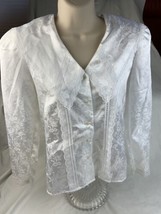 Vtg  Gunne Sax Blouse White Lace shirt top Sz 5 Polyester - £51.24 GBP