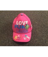Shopkins SPK Pink Girls Youth Baseball Hat Love Fun Laugh Adjustable Sna... - £3.36 GBP