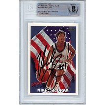 Nikki McCray USA Basketball Signed 1996 Topps Beckett Autograph BGS On-Card Auto - £93.99 GBP