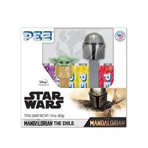 The Mandalorian Child Baby Yoda Pez Dispenser Set with 6 Packs of Candy - £10.83 GBP