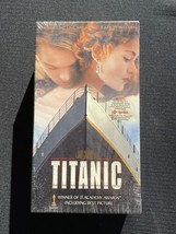 Titanic VHS, 1998, 2-Tape Set brand new factory sealed Leo DiCaprio Water Mark - £6.04 GBP