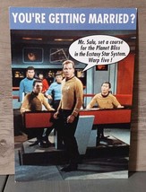 Star Trek Next Generation Shoebox Greeting Hallmark Card 1994 Vtg Weddin... - £11.12 GBP
