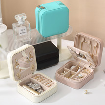 Jewelry Box Travel Portable With Mirror Ornament - £16.74 GBP
