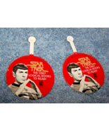 2 Unused Star Trek Mr. Spock Metal Tab Book, Reading Promotional Adverti... - £6.05 GBP