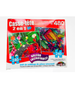 Lot of 2 NEW 240 Piece Double Sided Jigsaw Puzzles Mystery Bundle: Art B... - $17.65 CAD