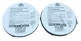 Weatherproof Cover (3) 1/2&quot; Outlet x 4.125&quot; D Bronze, Hubbell-Raco 5197-... - $1.98