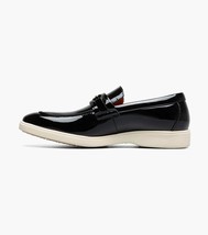 Stacy Adams Slayton Moc Toe Bit Slip On Shoes Black Patent 25710-004 image 5