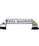 Addidas Real Madrid Winter Scarf 1902 - 2012 Double Sided 6&quot; wide x 56&quot; New - £27.72 GBP