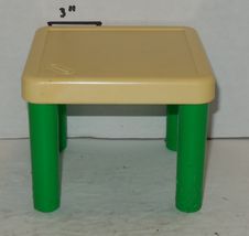 Vintage Little Tikes Dollhouse Kitchen Table Green Legs Replacement - $17.79