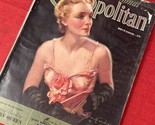 Cosmopolitan December 1936 VTG Magazine Her Day Bradshaw Crandell Cover Art - £14.75 GBP