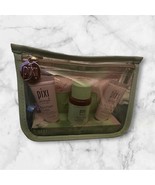 PIXI Rose Glow Routine Set in Travel Bag, Balm, Toner, Cleanser &amp; Make U... - €3,22 EUR