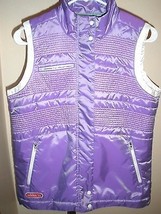 Nwot Women's Adidas Climaproof Irridescent Purple Padded Golf Vest Sz M - Sample - $49.49