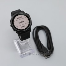 Garmin Fenix 6S Pro Premium Multisport GPS Watch Black w/ Silicone Band  - £223.11 GBP