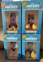 NEW SpinPop Mickey and Friends Set Of 4 Phone Stand and Reusable Grip De... - £20.80 GBP