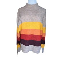Beach Lunch Lounge Womens Portia Funnel Neck Crewneck Sweater Top Size L... - $8.30