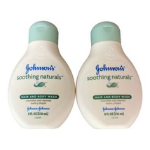 Johnson &amp; Johnson’s Baby Soothing Naturals Hair and Body Wash 8oz each  Lot of 2 - £21.60 GBP