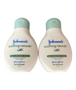 Johnson &amp; Johnson’s Baby Soothing Naturals Hair and Body Wash 8oz each  ... - £21.54 GBP