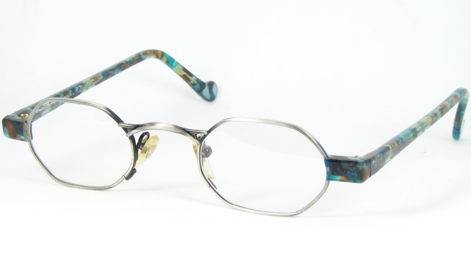 Marion Ramm 50/F 20 A 43 Antique Argent / Multicolore Unique Rare Lunett... - $76.22