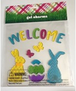 Easter Window Gel Clings Charm Welcome Bunny Bunnies Egg Eggs Butterflies - $14.16