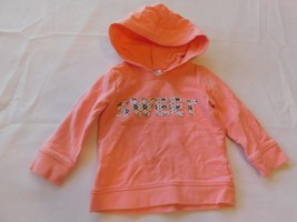 Carter's Baby Girl's Size 12 Months Pink hoodie Pull Over Jacket GUC Pre-owned - $12.86
