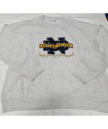 Nutmeg Mills Notre Dame Pullover Sweatshirt Round Neck Long Sleeve Men&#39;s... - €12,93 EUR