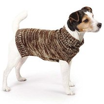 Max &amp; Maggie Essential Dog Sweater - Brown Marled (X-Small) - £8.88 GBP+