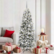 Artificial Christmas Tree White 70.9" PVC - $153.99