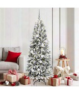 Artificial Christmas Tree White 70.9&quot; PVC - $215.88 CAD