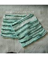 Hand Knit Soft 100% Cotton Dish/Face Cloths Many Colors About 7&quot;- 8&quot;  - $6.83 CAD
