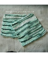 Hand Knit Soft 100% Cotton Dish/Face Cloths Many Colors About 7&quot;- 8&quot;  - £3.92 GBP