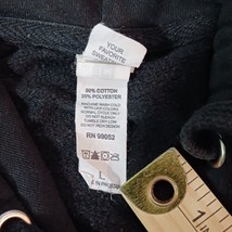 Independent Trading Company Men's Black Drawstring Hoodie Pullover Sweatshirt L image 6