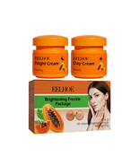 2pcs Papaya Whitening Skin Care Anti Freckle Face Day + Night Cream Rene... - £11.79 GBP