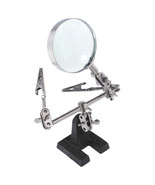 Easy Helping Third Hand Tool Soldering Stand with 5X Magnifying Glass 2 ... - £23.73 GBP