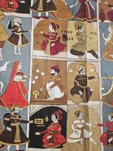 Pierre Frey "Ginger" Indian Persian Miniature Print Cotton Fabric 95x53 - $495.00