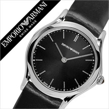 Emporio Armani Swiss ARS7012 Black Sunray Dial Black Strap SS Watch $695 - £167.92 GBP