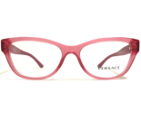 Versace Eyeglasses Frames MOD.3204 5121 Clear Pink Cat Eye Full Rim 51-1... - $93.28
