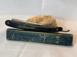 Antq M. Kesmodel Baltimore MD Straight Razor Hollow Spike W/Box Made In ... - £31.50 GBP