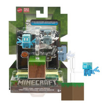 Minecraft Build-A-Portal Magic Mobs 3.25&quot; Figure with Sword &amp; Cookie NIP - £17.42 GBP
